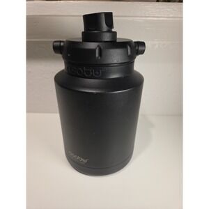 Asobu Insulated Black Mini Jug with Easy Carry Handle and Pop‎ Up Straw